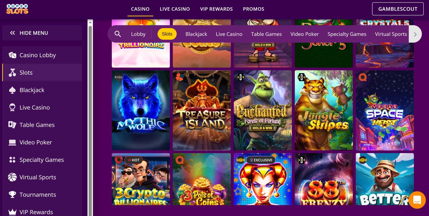 superslots.ag slot selection